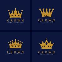 Crown Logo Template vector illustration