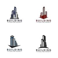 Building logo vector illustration design,Real Estate logo template