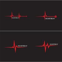 ART DESIGN HEALTH MEDICAL HEARTBEAT PULSE vector