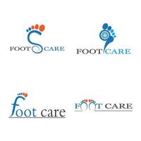 foot Logo Template vector icon