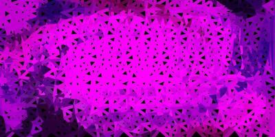 Dark purple vector polygonal backdrop.