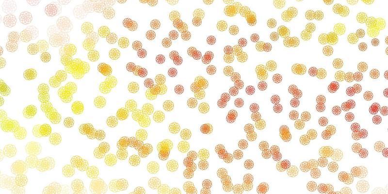 Light Pink, Yellow vector template with abstract forms.