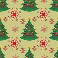 merry christmas seamless background vector