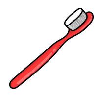 cepillo de dientes equipo herramientas vector ilustración simple. dentista