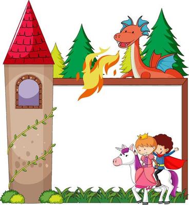 Fairy tale banner template