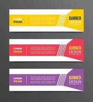 shapes dotted angle on right style banner template design vector