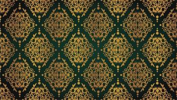 Seamless Gold Geometric Vintage Pattern vector