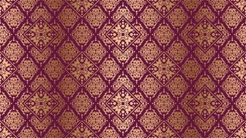 Seamless Gold Geometric Vintage Pattern vector