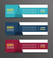 arrow with shadow triangle on style banner template design vector