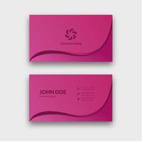 Modern Business Card vector