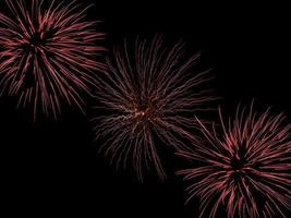 festive fireworks, fireworks in the night sky photo