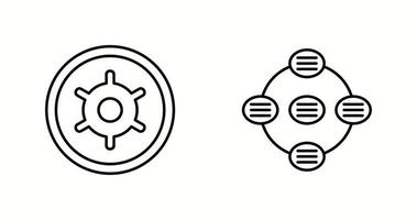 Unique Two Vector Icons Set