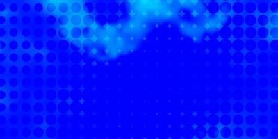 patrón de vector azul claro con esferas.