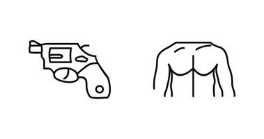 Unique Two Vector Icons Set