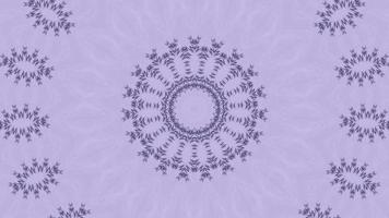 Lilac Purple with Amethyst Paisley Kaleidoscope Background video