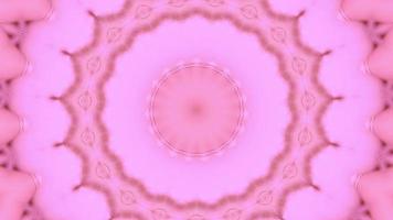 fundo de caleidoscópio com padrão de doily rosa gradiente