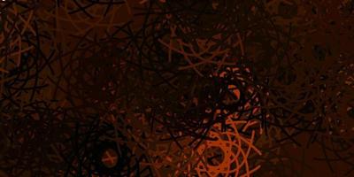 Light Orange vector template with abstract forms.