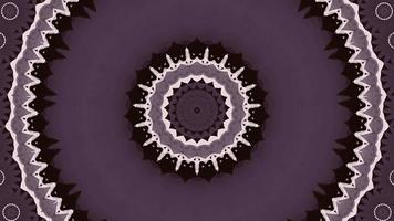 königliches Lila mit einem beige-schwarzen Kaleidoskop-Hintergrund