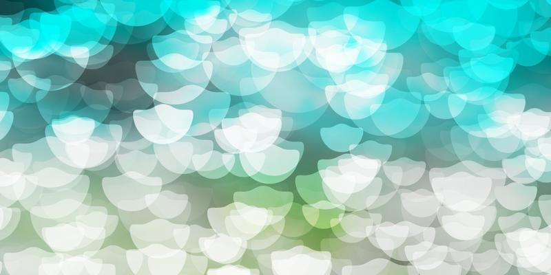 Light BLUE vector texture with circles.