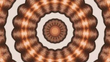 Brown with Copper Accents Kaleidoscope Background