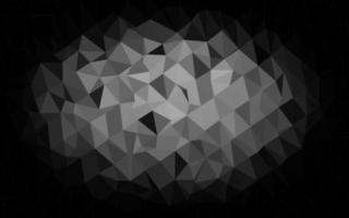 Dark Silver, Gray vector abstract mosaic backdrop.