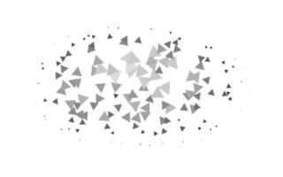 Light Silver, Gray vector texture in triangular style.