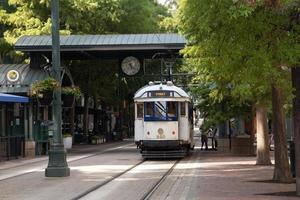 Downtown Vintage Trolley in Memphis Tennessee photo