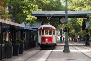 Downtown Vintage Trolley in Memphis Tennessee photo