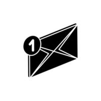 Isolated isometric envelope icon vector design