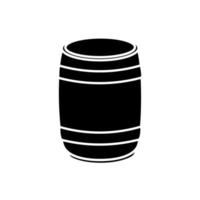 Isolated beer barrel vector design