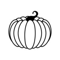 diseño de vector de calabaza aislado