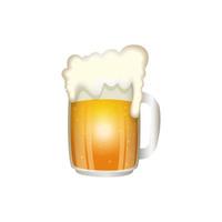 Isolated beer mug vector design