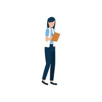 Isolated businesswoman avatar vector design