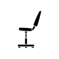 Isolated office chair vector design