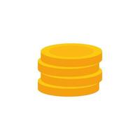 Isolated coins icon vector design