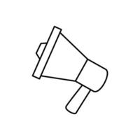 Isolated megaphone icon vector design