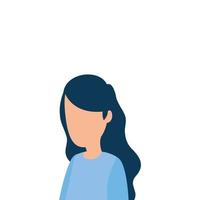 avatar woman person vector design