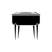 oven barbecue equipment isolated icon vector