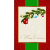 Abstract beauty Christmas and New Year invitation background. vector