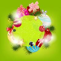 Abstract beauty Christmas and New Year background. Vector illustration