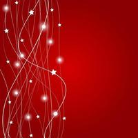 Ilustración de vector de fondo rojo de Navidad abstracta