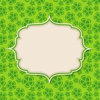 Frame in  retro vintage seamless background. Vector illustration.