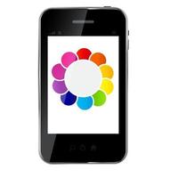 Abstract design phone for different business design vector