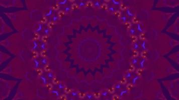 Saturated Magenta with Dark Blue Kaleidoscope Background video