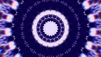 lilas changeants et fond de kaléidoscope violet video