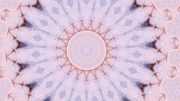 fundo de caleidoscópio de pétala de estrela lilás rosa video