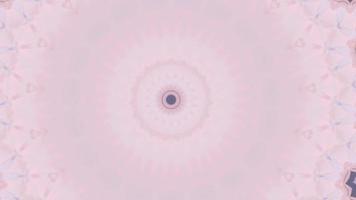 fondo de caleidoscopio de estrella de celosía rosada video