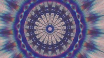 Textile Chroma Wheel Kaleidoscope background video