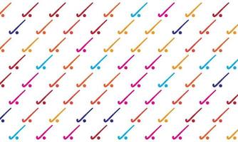 Colorful Hockey Seamless Pattern Background vector