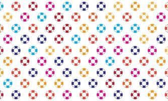 Colorful Lifebuoy Seamless Pattern Background vector
